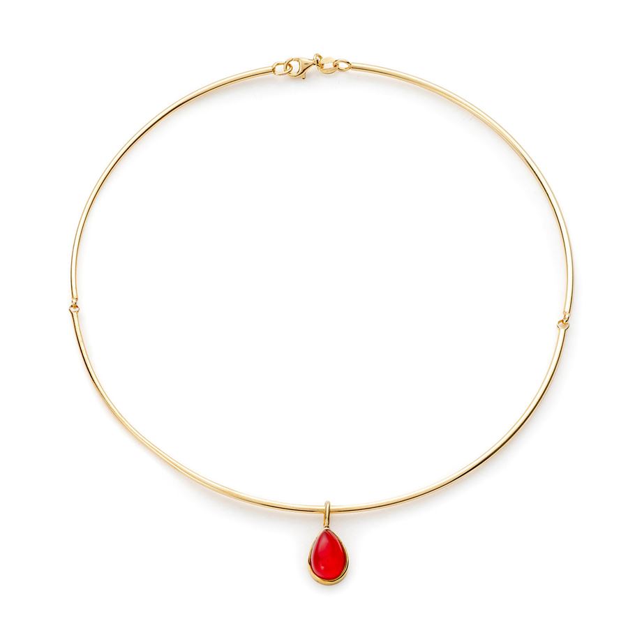 Bronze pendant in the shape of a teardrop AURUM | CD GCBRO ROSSO